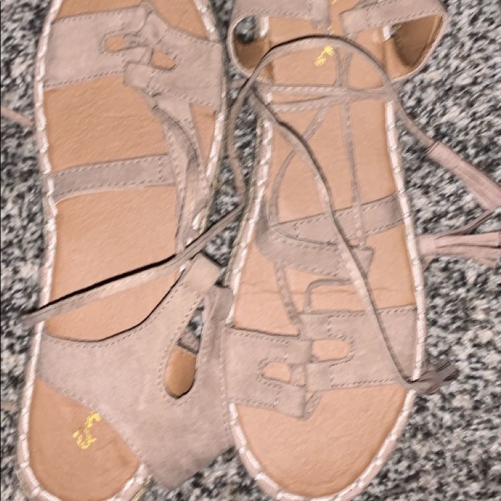 Tillys platform wrap up sandles